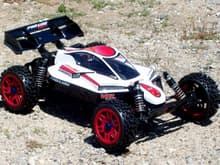 THIS IS THE CAR THAT GOT ME INTO 1/8 E-BUGGY