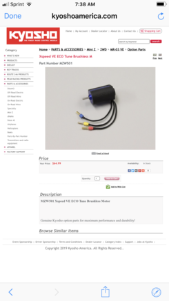 Is this the lower KV motor. The brushless I’m looking at comes with the 5600. I see the others available are the 8800 and 12000. No real interest in those. 