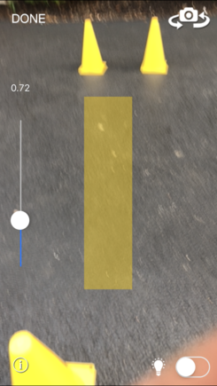 Phone has to be vertical to get best chance. It’s possible to set 4 lanes. 