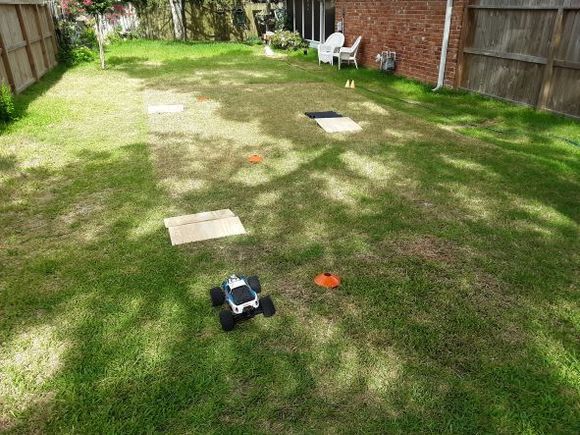 Back Yard MT track build in progress.