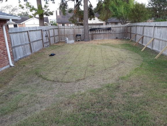 Back yard tri-oval (Winter)