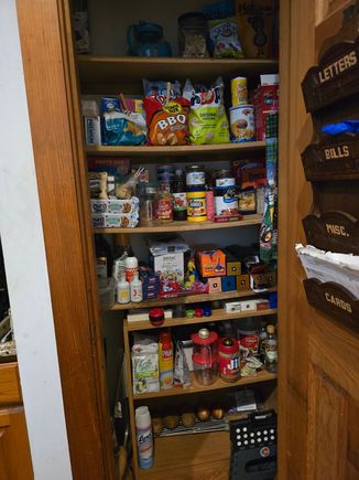 Up stairs pantry. 