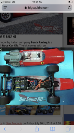 Here’s the picture. Chassis fits inside the body. 