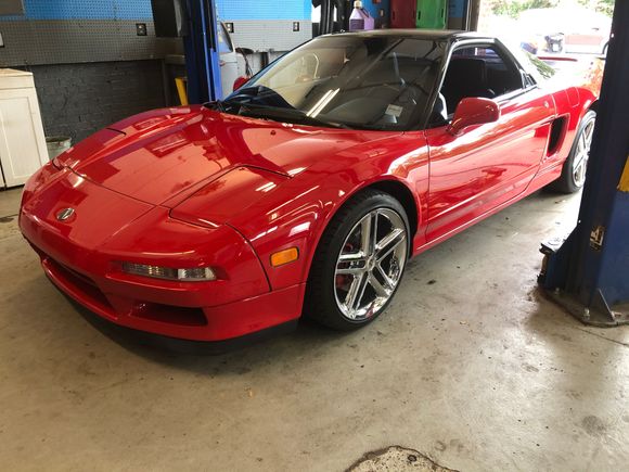 While we wait for parts on the Cadillac. He switched cars. 