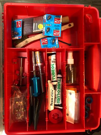 Glow plugs and lubes.