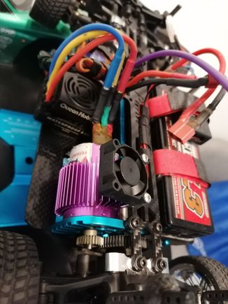 TT01 CARBON F360 w/ Feigao 540 brushless.
