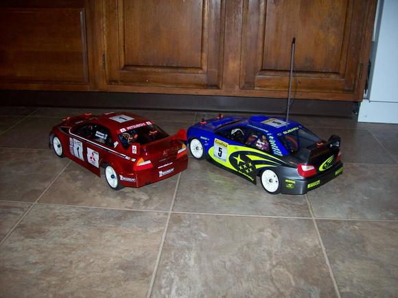 Lancer EVO TC3, Impreza WRX Losi Rally Weapon
