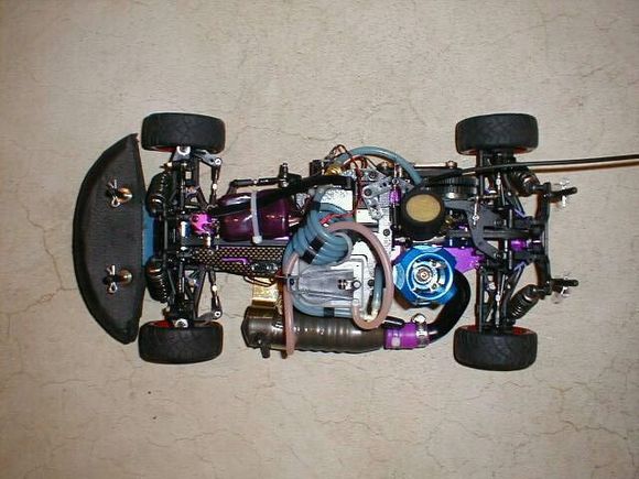 Standard race configuration - extra 125cc  tank plumbing is not installed in this pic