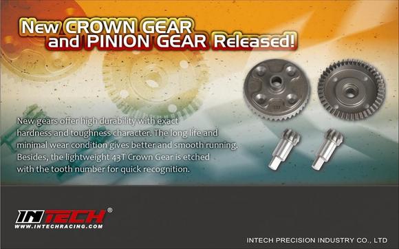 43T crown gear &amp; 10T pinion gear