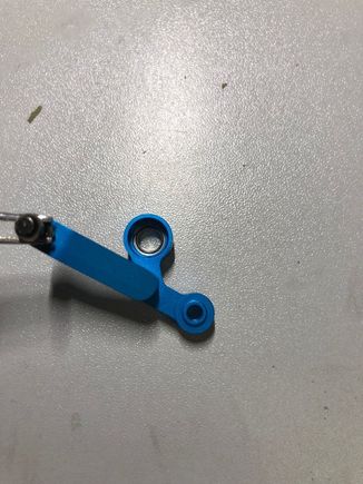 Bottom bearing with shim inserted.  Note shim is on the inside