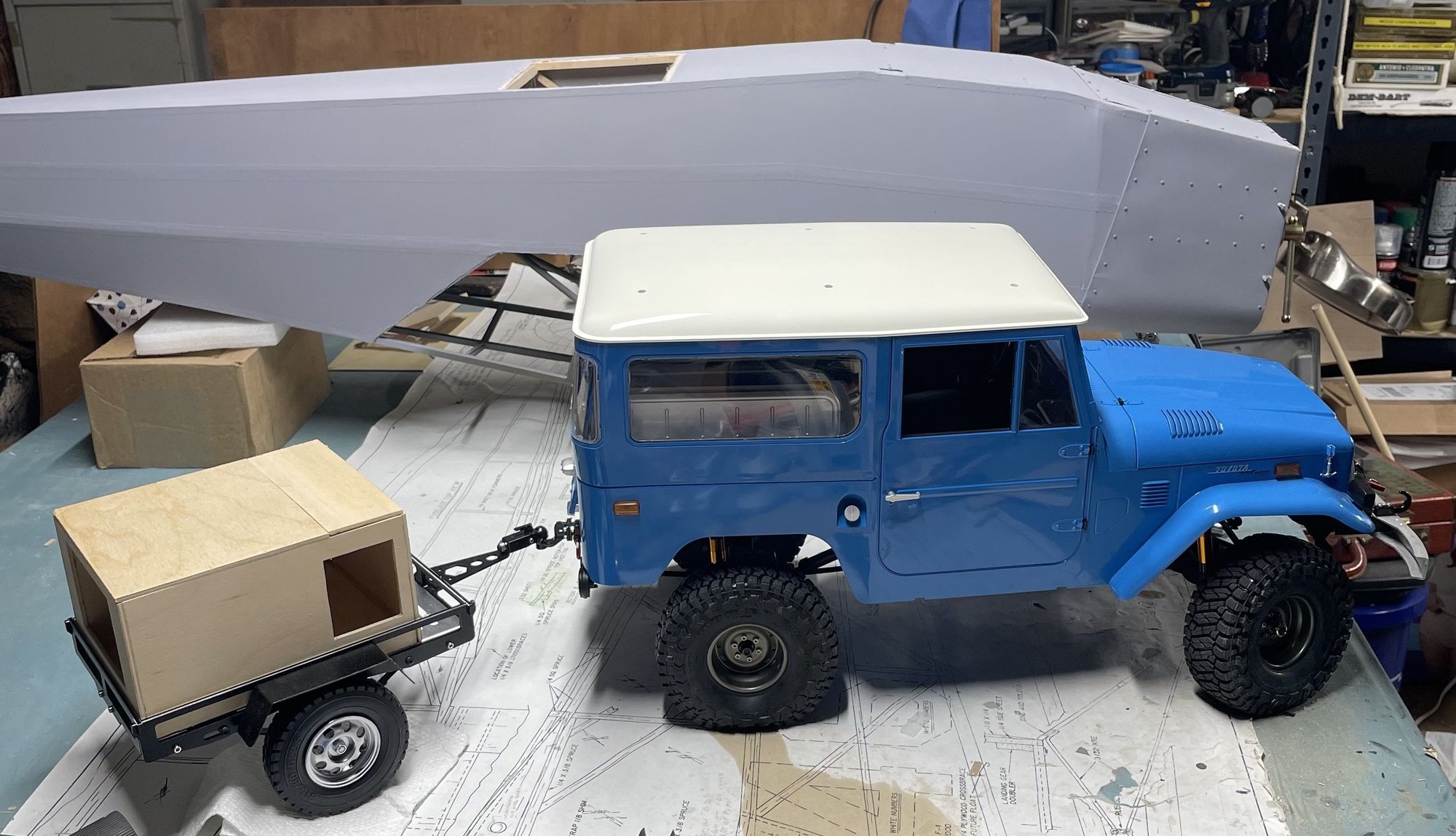 New wheels and tires and new trailer.