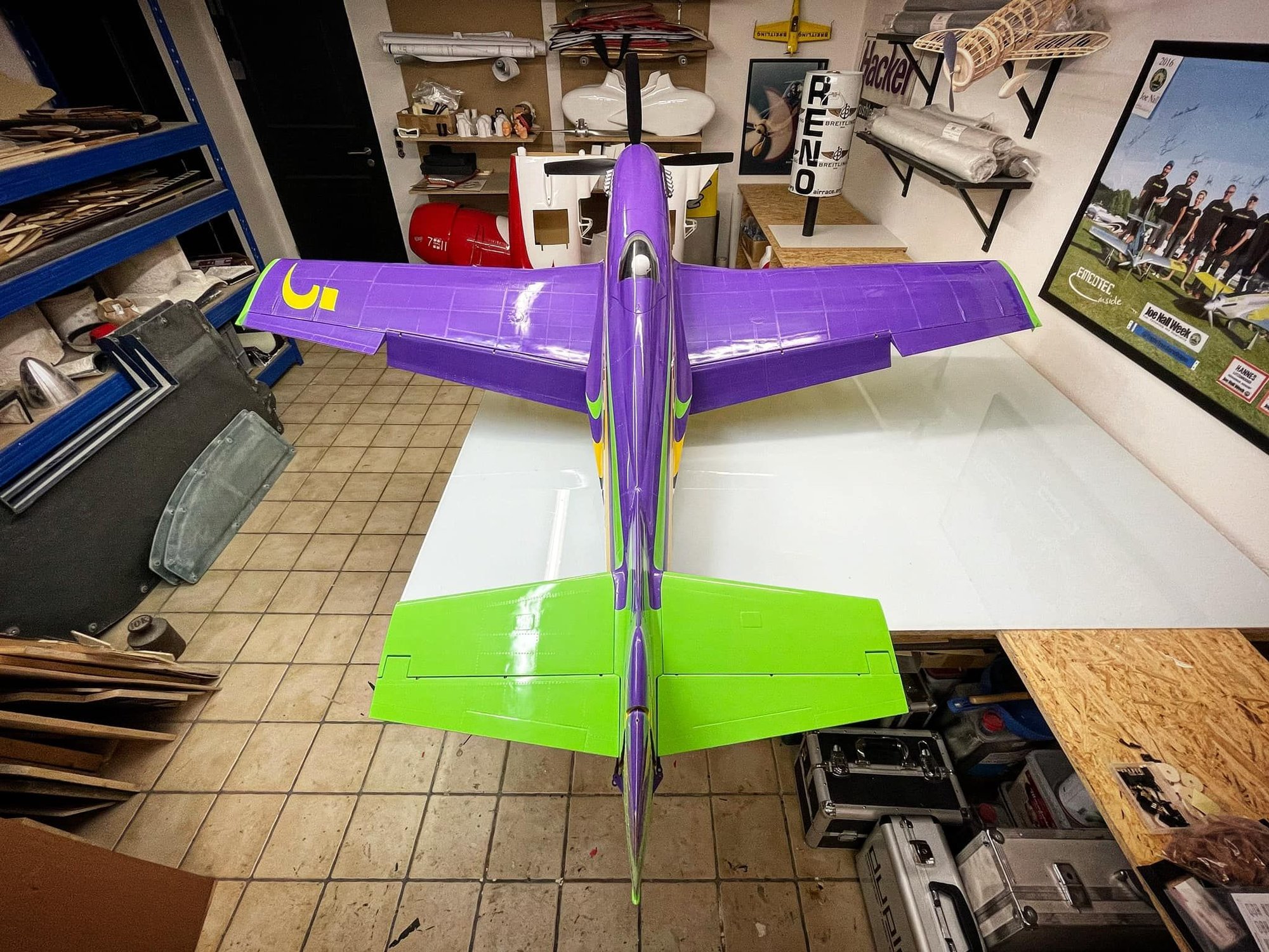 CARF P51 Voodoo RENO Racer powererd by a KOLM 230 3cyl. inline - Page 2 ...