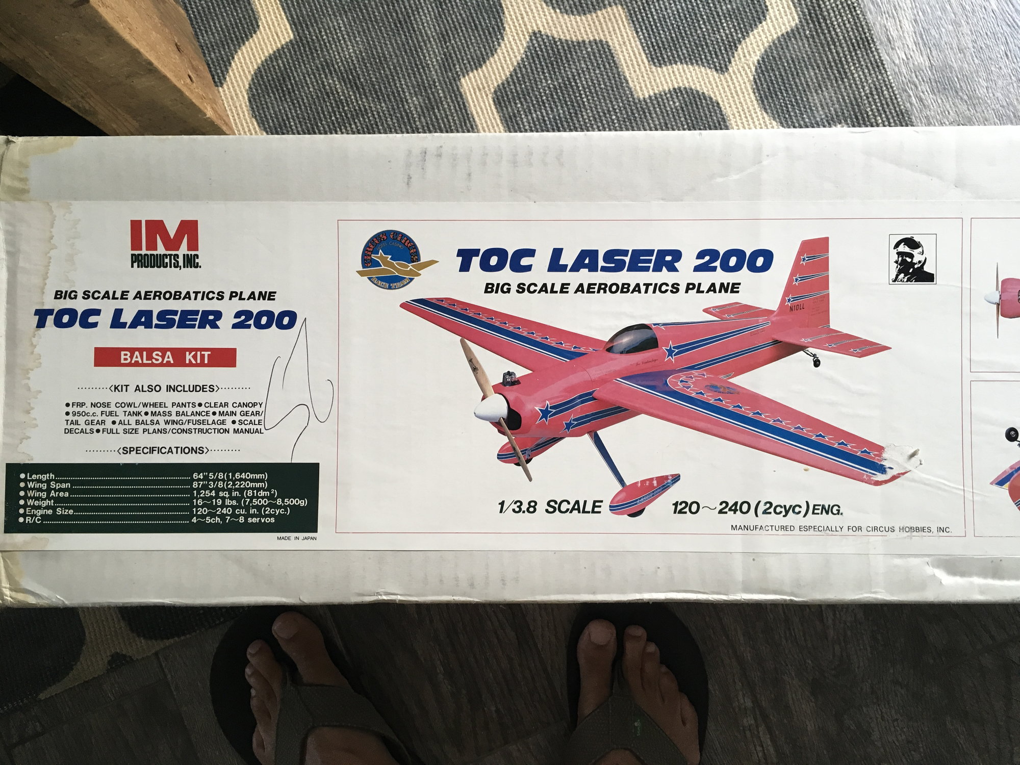 laser 200 rc plane