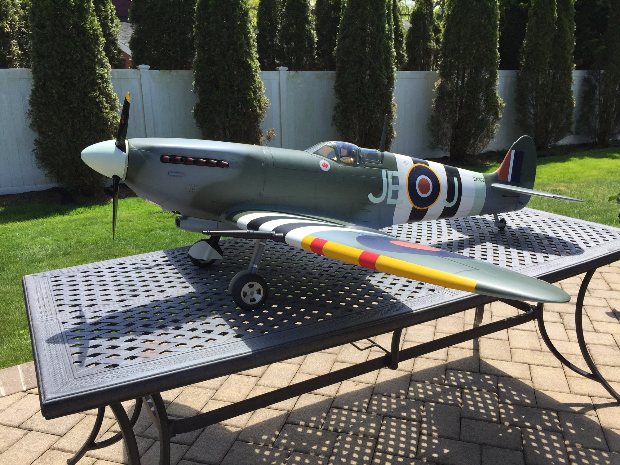 radio controlled spitfire