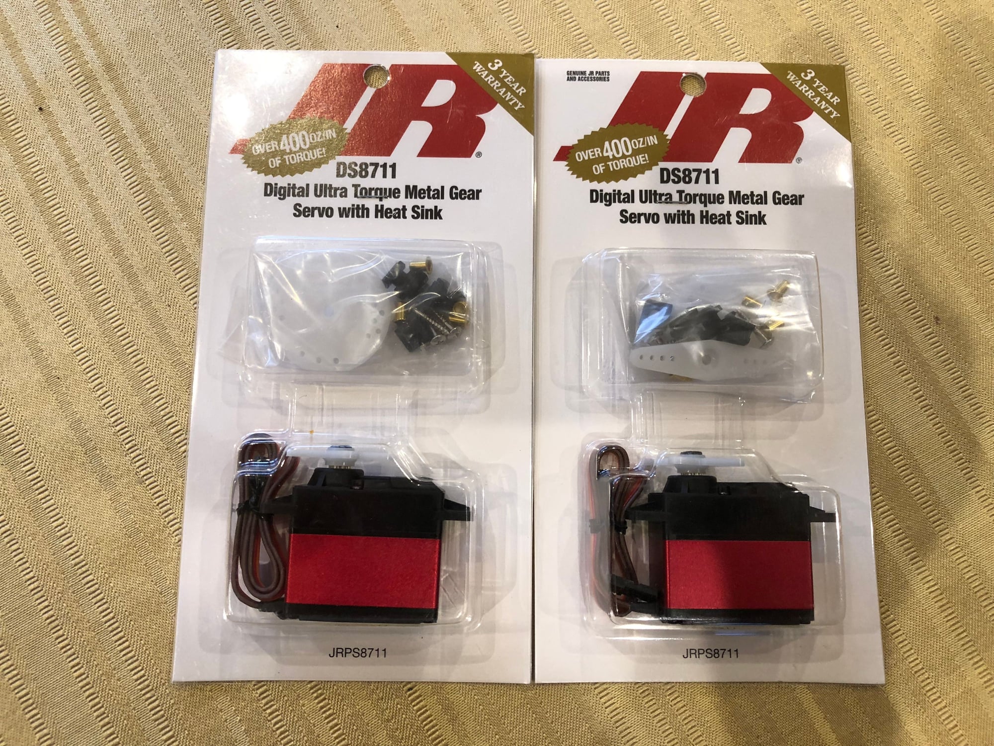 JR DS8711 Servos (2) NIP-NEW old stock -never out of pkg. $90 each or ...