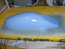 Master treated with release wax and PVA polyvinyl chloride