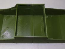 Hull printed in two pieces and joined