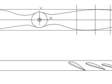
Basic drawing in Autocad Clark Y foils with thick TE