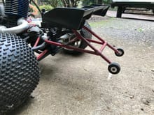 Custom wheelie bar I made 