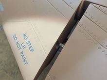 The right wing leading edge flap guide pin is about 10mms off. So more fixing to do.