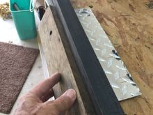 Homemade metal bending Brake to get the right degree on the bend. 