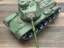 New more accurate 105mm M68 cannon and canvas mantle cover. 