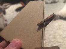 This is with the piece of wood glued into the leading edge