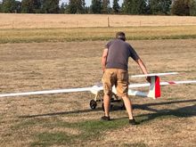 My buddy Bryan getting my best side as I get ready to fly.