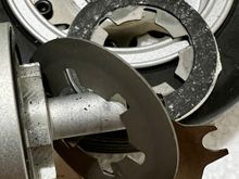 Dark grey goes against O’ring. 