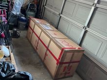 I thought I took more pics of the unpacking but I guess not!  Everything was in bubble wrap and all that was encased in the most green packing peanuts you ever saw in your life.  IOW well packed.