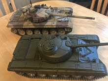 New blank slate HL T72 right out of the box in front & next to my other T72 for comparison.