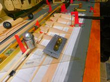 This set up gets moved for each rib.