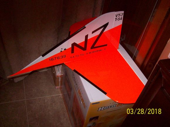 Tail group done and ready to install on the fuselage.