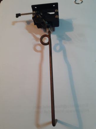 Here landing gear is down and wheel is set for straight ahead.