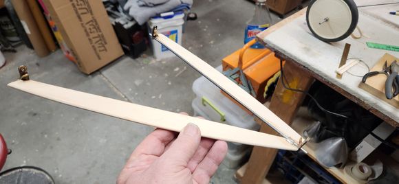 shaped basswood on struts