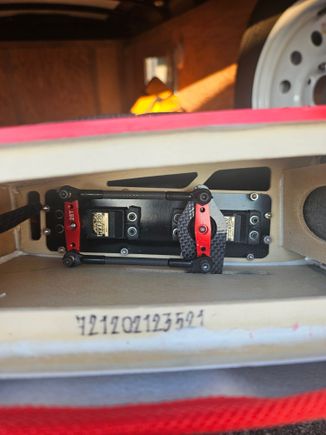 Dual  MKS servos in the wings