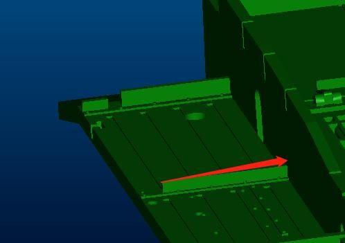 3d image with needed corrections marked out.