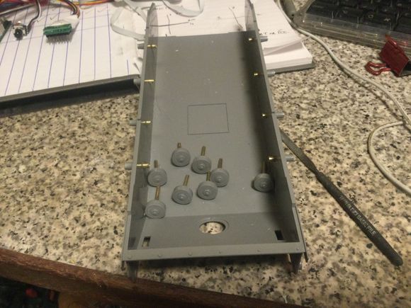 Brass insets and tube fitted instead of the plastic 