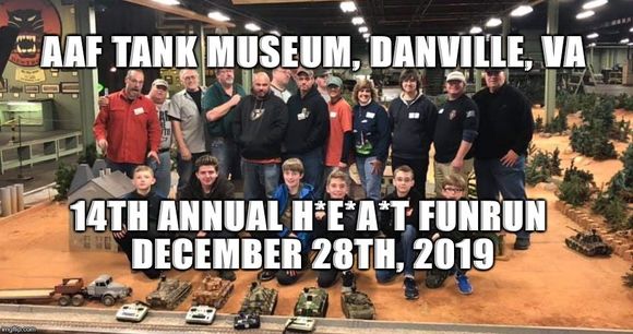 Come join us in Danville, Virginia if you can! 
One day event, 9:00 am to 4:00 pm. 
(TFA apple orientation for all tanks).