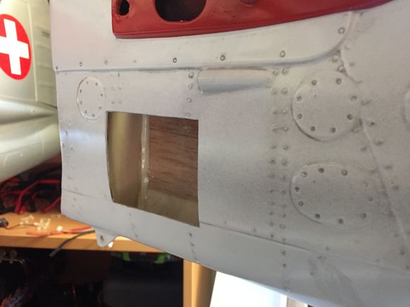 Former secured with Hysol