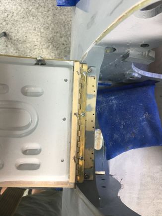 Door is removeable still for painting and maintenance 