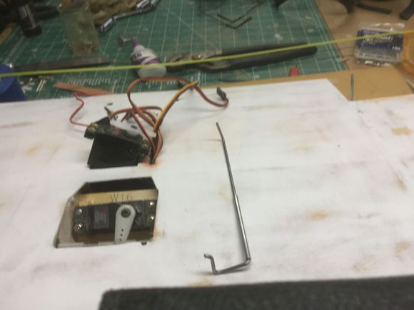 Roughed out control rod inside a pivot tube 