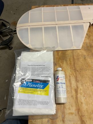 The cloth and glue I’m using. Water based and just wonderful 