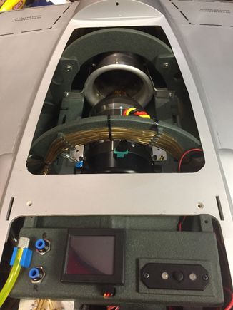 I like to paint the inside of my models and on this occasion used Rust-Oleum 