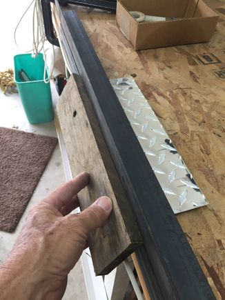 Homemade metal bending Brake to get the right degree on the bend. 