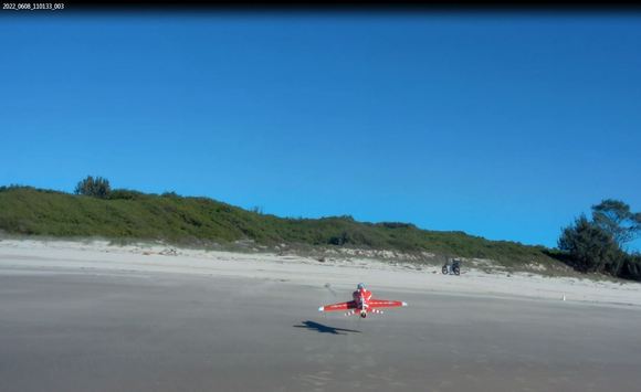 Sling shot into strong Westerly off the beach sand.