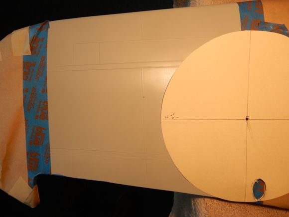 Perfect "meatballs" begin with accurate placement. Folder stock actual sized template used to check location. Small hole in center allowed pencil mark "register" location.