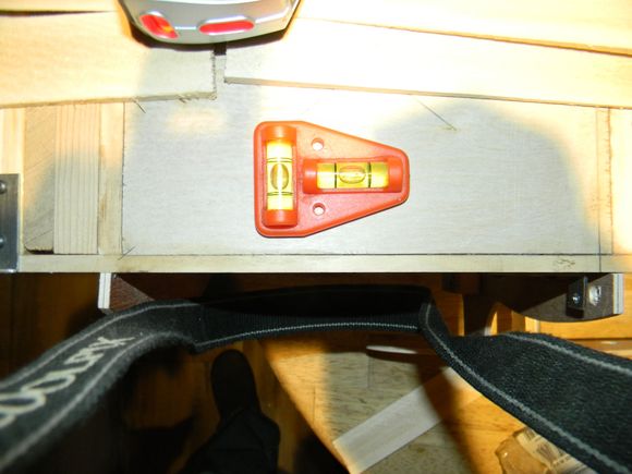 Fuse frame set up and leveled.