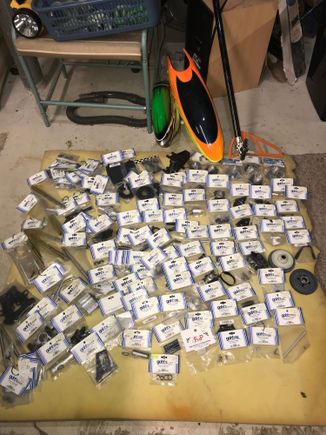 Here are all the parts I have all new and bags