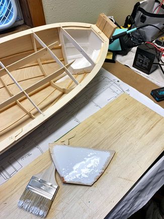 Painting the top now, cause it's much easier!